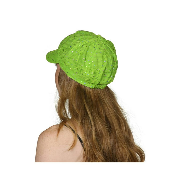 Sequin newsboy best sale cap