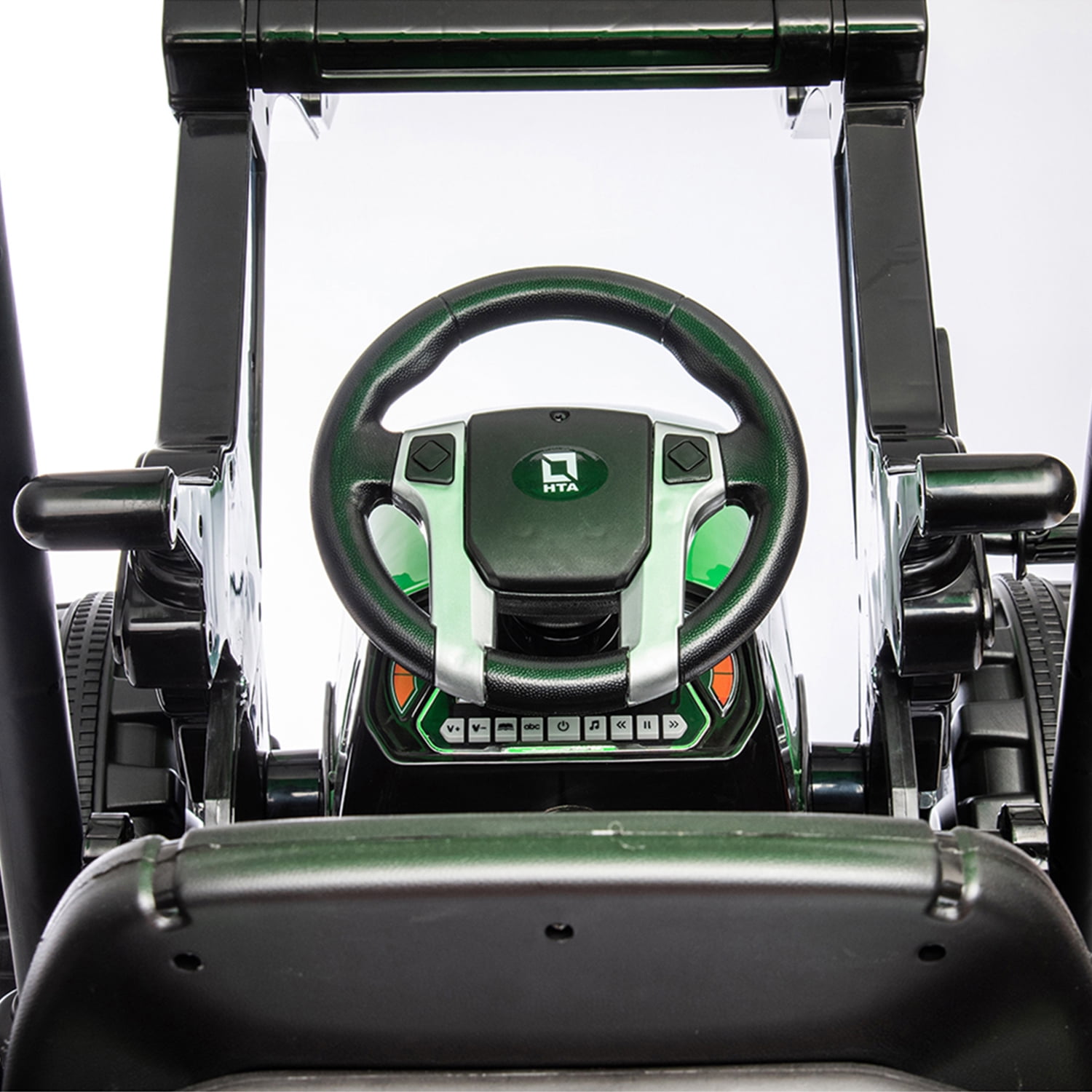 CIPACHO Ride On Tractor, 24V Powered Construction Vehicles for Kids with 3-Gear-Shift Ground Loade, Kids Car with Trailer, Green CIPACHO Ride On Tractor, 24V Powered Construction Vehicles for Kids with 3-Gear-Shift Ground Loade, Kids Car with Trailer, Green
