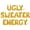 Gold, variant on Cursive Script Letter Balloons - UGLY SWEATER ENERGY 16" Inch Alphabet Letters Foil Mylar Balloon Christmas Party Banner (Rose Gold)