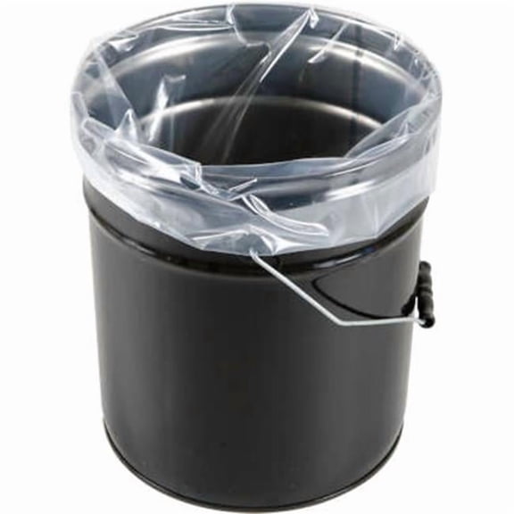 International Plastics DLRB25 19 x 22 in. 0.004 Guage Round Clear Bottom Drumliner - Case of 500