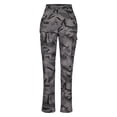 thumbnail image 4 of CALAFEBILA Womens Jogger Cargo Pants Camouflage Straight Leg Cargo Pants Workout Streetwear Loose Fit Trousers with 4 Pockets, 4 of 6