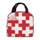 thumbnail image 1 of Easygdp Red Cross 1 Bolsa Térmica Premium - Tela Oxford Impermeable, Gran Capacidad, Bolsillo Frontal, Unisex para Trabajo, Escuela, Actividades al Aire Libre y Picnics, 1 of 8