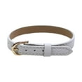 thumbnail image 6 of Almencla 2x1:6 Scale Miniature PU Leather Doll Belt for Male Action Figures Accessory White, 6 of 8