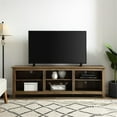 thumbnail image 3 of Pemberly Row 70" TV Stand Storage Console in Rustic Oak, 3 of 4