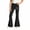 A62 Black, variant on Glisme Little Girls Flared Pants Bowknot Graphic Slim Fit High Waisted Fall Casual Girls Pants Size 5-6 Y