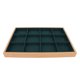 thumbnail image 5 of Bandeja Para Joyas, Terciopelo De Madera, Práctico Cajón De 12 Rejillas Para Almacenamiento De Joyas, Peso Ligero Y Suave Para Relojes Y Pendientes ANGGREK Otros, 5 of 8