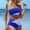 Blue, variant on Naittoop Women 2 Piece High Waisted Bikini Sets Color Block Popular Swimsuit 2026 Summer Beach Best Bathing Suits