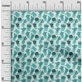 thumbnail image 2 of oneOone Rayon Dusty Teal Green Fabric Cactus Craft Projects Decor Fabric Printed By The Yard 56 Inch Wide, 2 of 5