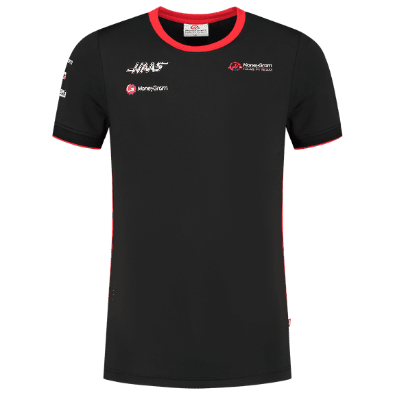 Haas Racing F1 Team Fitted T-Shirt - Black