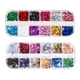 thumbnail image 1 of 24 piezas Paillettes Fkes Calcomanías Colco Bricolaje Nail Art Glitter Sequin, 1 of 8