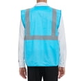 thumbnail image 3 of GOGO Safety Vest High Visibility Reflective Tape with Multi Pockets and Pen Dividers-Purple-S, 3 of 7