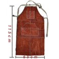 thumbnail image 3 of Professional Leather Welder Apron Thickened Cowhide Leather Wear-resistant Welding Heat Insulation Anti-scalding Flame Retardant, 3 of 3