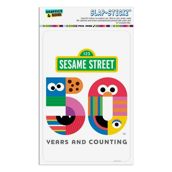 Sesame Street 50th Anniversary Logo Home Business Office Sign
