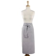 thumbnail image 4 of DII Modern Style 100 Percent Cotton Solid Chambray Bistro Apron in Gray, 4 of 8