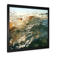 thumbnail image 2 of Designart "Sunset Waves Verdant Green Beauty" Nautical Framed Wall Art Decor - Coastal Green Coastal Living Room Framed Canvas Art, 2 of 6