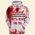 thumbnail image 2 of Sudaderas con capucha terribles y sangrientas para hombres y mujeres, ropa para fiesta de Halloween, sudaderas divertidas con sangre oscura, sudaderas estilo Harajuku, ropa para hombre, 2 of 5