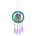 thumbnail image 1 of Bricolaje diamante pintura sueño luz Catcher viento carillón cristal pluma cuentas artesanía FLhrweasw Nuevo, 1 of 6
