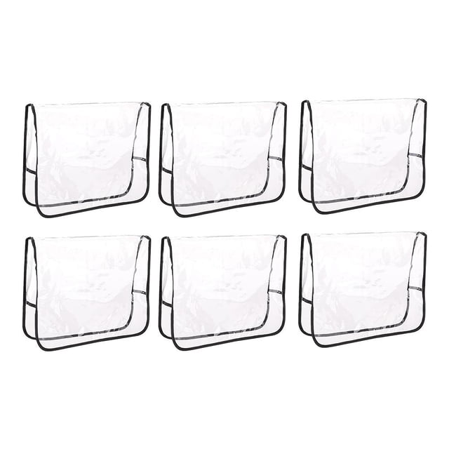 EZLIFE Funda para silla de salón RJSQAQE, fundas protectoras cuadradas para silla de salón, fundas transparentes para silla de salón, fundas cosidas para respaldo de silla de peluquería, fundas fácile