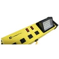 thumbnail image 4 of Xtricity - Barre d'Alimentation Robuste à 8 Prises avec Lumières DEL et Support pour Téléphone, Jaune, 4 of 6