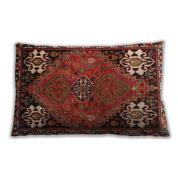 Ahgly Company Outdoor Rectangular Traditional Lumbar Throw Pillow, 13 inch by 19 inch