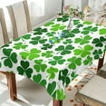 thumbnail image 4 of Coolnut Saint Patrick Shamrock Tablecloth Rectangle Colorful Table Cloth Large Square Table Cover for Dining Kitchen Party 54"x54" Decor Gift, 4 of 7
