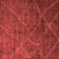 thumbnail image 1 of Ahgly Company Indoor Square Abstract Red Modern Area Rugs, 8' Square, 1 of 4