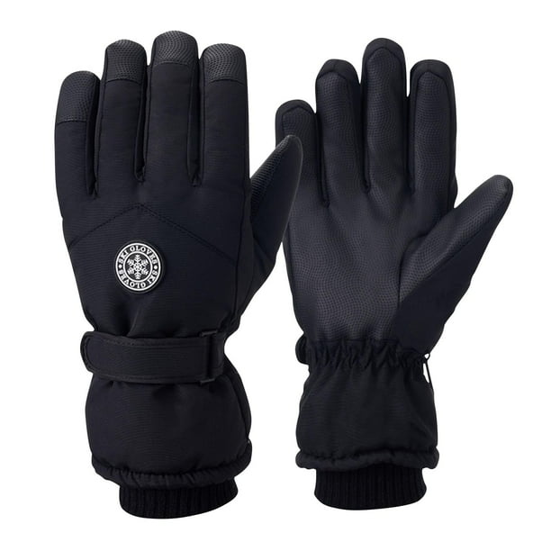 Guantes reflectantes con cremallera, gruesos, cálidos, resistentes al viento, para hombres y mujeres, para ciclismo, conducción, coche, esquí, guantes para exteriores, imprescindibles para el invierno