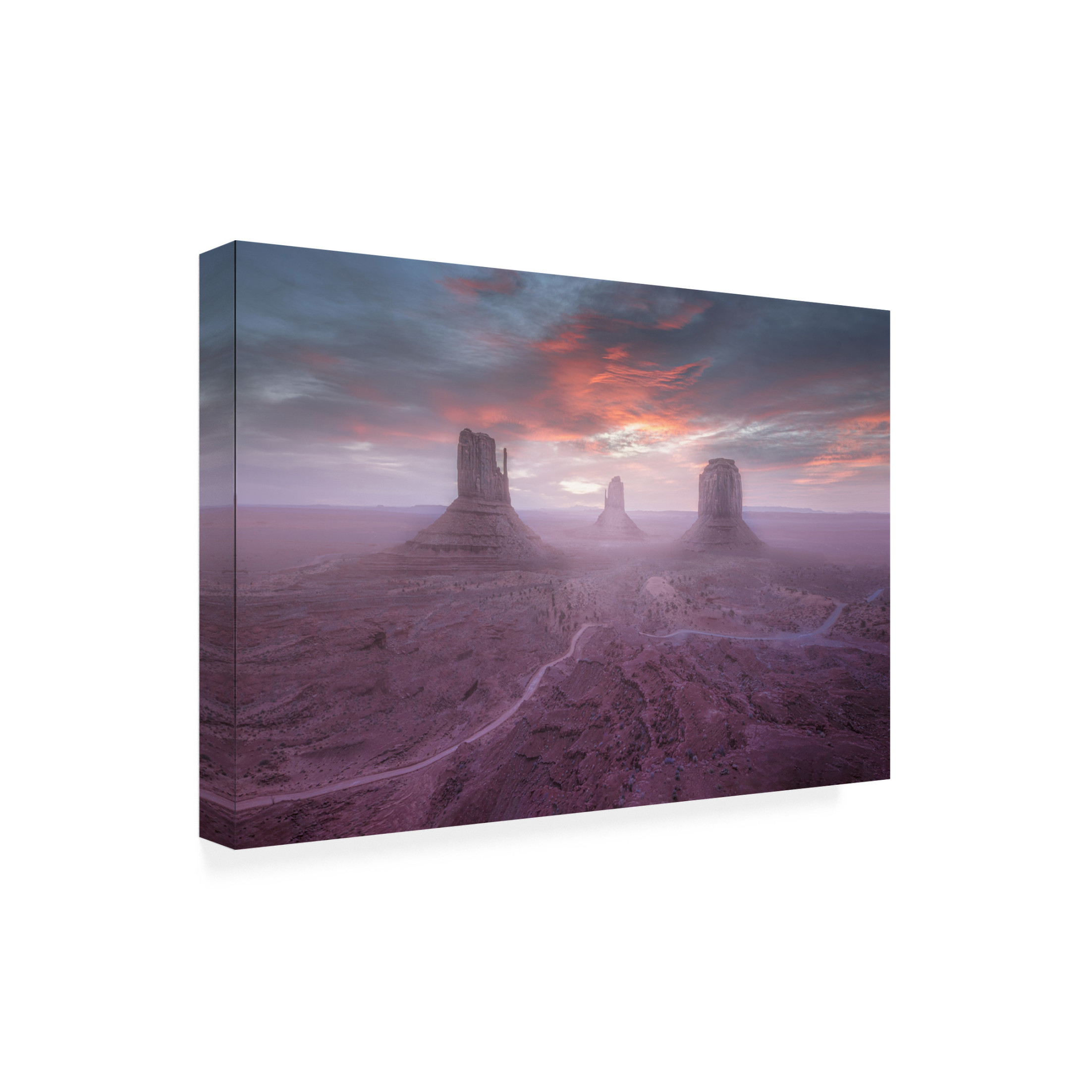 Trademark Fine Art Kai Dan Monument Valley Canvas Wall Art