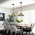 thumbnail image 3 of CHLOE Lighting Firman Tiffany-Style 1-Light Mission Ceiling Pendant 12" Shade, 3 of 9