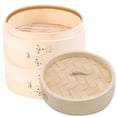 thumbnail image 1 of 1Set Household Bamboo Steamer Cooking Tool Kitchen Food Steamer with Lid, 1 of 6