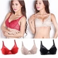 thumbnail image 5 of Women’s Push Up Lace Bra Comfort Padded Underwire Bra Lift Up 70B/75B/80B/85B/90B, 5 of 7