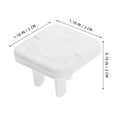 thumbnail image 5 of 12pcs Child Proof Electrical Protector Plastic Outlet Covers Wall Socket Covers, 5 of 6