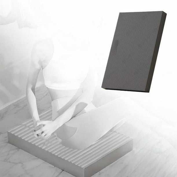 Colchoneta de rodillas para ejercicios de equilibrio para entrenamiento de estabilidad y estiramiento Negro