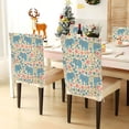 thumbnail image 3 of Decorative Chair Back Cover One Size x2 Chair Cover Dining Chair Slipcovers Chair Back Decoration Festival Chair Decoration Cute Blue Cartoon Elephant, 3 of 6