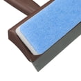 thumbnail image 4 of Uxcell Shower Squeegee Cleaning Tool with 2 in 1 Rubber & Sponge Head Brown Handle, 2 Pack, 4 of 5