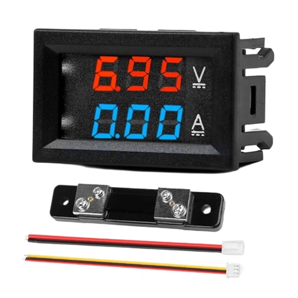 DC0-100V Volt Guage Amp 0.56 pulgadas Medidor corriente Tester Panel (100A)