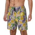 thumbnail image 2 of Uemuo Lavender Flowers Pattern Mens Swim Trunks Quick Dry Board Shorts with Mesh Lining, Stretch Beach Shorts Quick Dry No-Chafing Board Shorts-XX-Large, 2 of 9