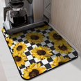 thumbnail image 2 of Washable Rubber Sunflower Cute Floral Dish Drying Mats for Kitchen Counter Home Large Coffee Bar Pad Accessories and Decor for Utensils Stemware 18''x24'', 2 of 7