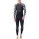 thumbnail image 2 of DivaSail Wetsuits Buceo Traje de buceo Hombre y traje de mujer Manga larga Pantalones largos Cuerpo completo Traje de baño completo Deportes transpirables Pieles de buceo Hombres Negro / blanco 【S】 seitruly OD003283-01, 2 of 7