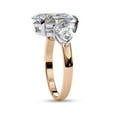 thumbnail image 3 of IGI Certified Lab Grown Diamond Ring | Center 11x7mm Pear Cut Three Stone Engagement Promise Rings For Women In 14k Solid Rose Gold | F-G, VS-SI Quality (3.00 Ctw) Ring Size-7, 3 of 7