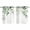 Sage Green, variant on Eucalyptus Leaf Kitchen Curtains 72 Inch Length, Watercolor Green Plant Vintage Country Grommet Top Bedroom Living Room Curtains, Light Filtering Cafe Curtain Drapes 2 Panels Set 104''x72''