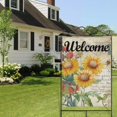 thumbnail image 4 of Spring Summer Sunflower Garden Flag 28x40 Inch Double Side for Outdoor Courtyard Garden Decor Flowers Welcome Holiday Flag for Outside Decoration, 4 of 6