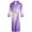 Purple, variant on Elainilye Fashion Womens Robes Lightweight Robes Bathrobe Plus Size Pajamas Long Sleepwear Pocket Nightgown With Belts,Red