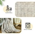 thumbnail image 7 of Ultrug Vintage Floral Rugs Soft Boho Area Rug Indoor Carpet for Living Room Bedroom Home Decor,4'x6',Light Yellow, 7 of 7