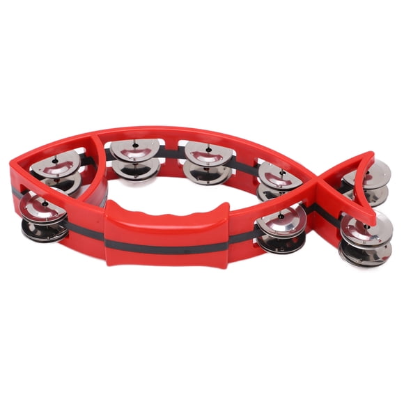 Peahefy Tambourin, Tambourins Instrument en Forme de Poisson pour Cadeau pour Fête