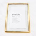 thumbnail image 1 of Floating Picture Frame Metal Photo Frame Geometric Picture Frame Desk Vertical Frame for Pictures Photos Desk Tabletop Display Decor, 1 of 6