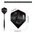 thumbnail image 3 of Dart Flights CyeeLife Standard, 30 juegos, 90 unidades, PET duradero, 3 of 7