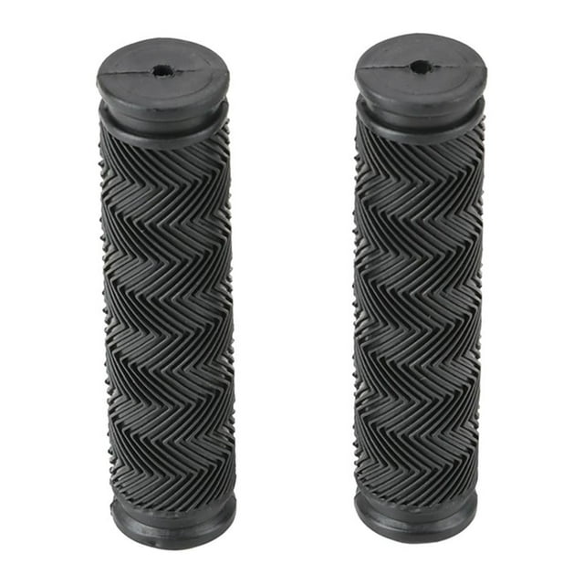 2Pcs Bike Handlebar Grips Handle Bar Cover Rubber Foldable Bikes Bike Grips Bike single pass