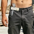 thumbnail image 4 of Buckleless Belt Hook, Elastic Belt with Stainless Steel Buckle, Stretchable Polyester Waist Strap for Hiking and Active Training, Buckleless Belt Loop for Men, Brown, 4 of 9
