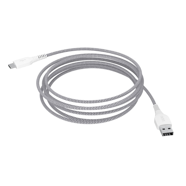 Cable USB-C Con Correa Para El Cuello - Carga Rápida De 60 W, Transferencia De Datos, Silicona Trenzada, 2 Longitudes (30 Cm Y 120 Cm)